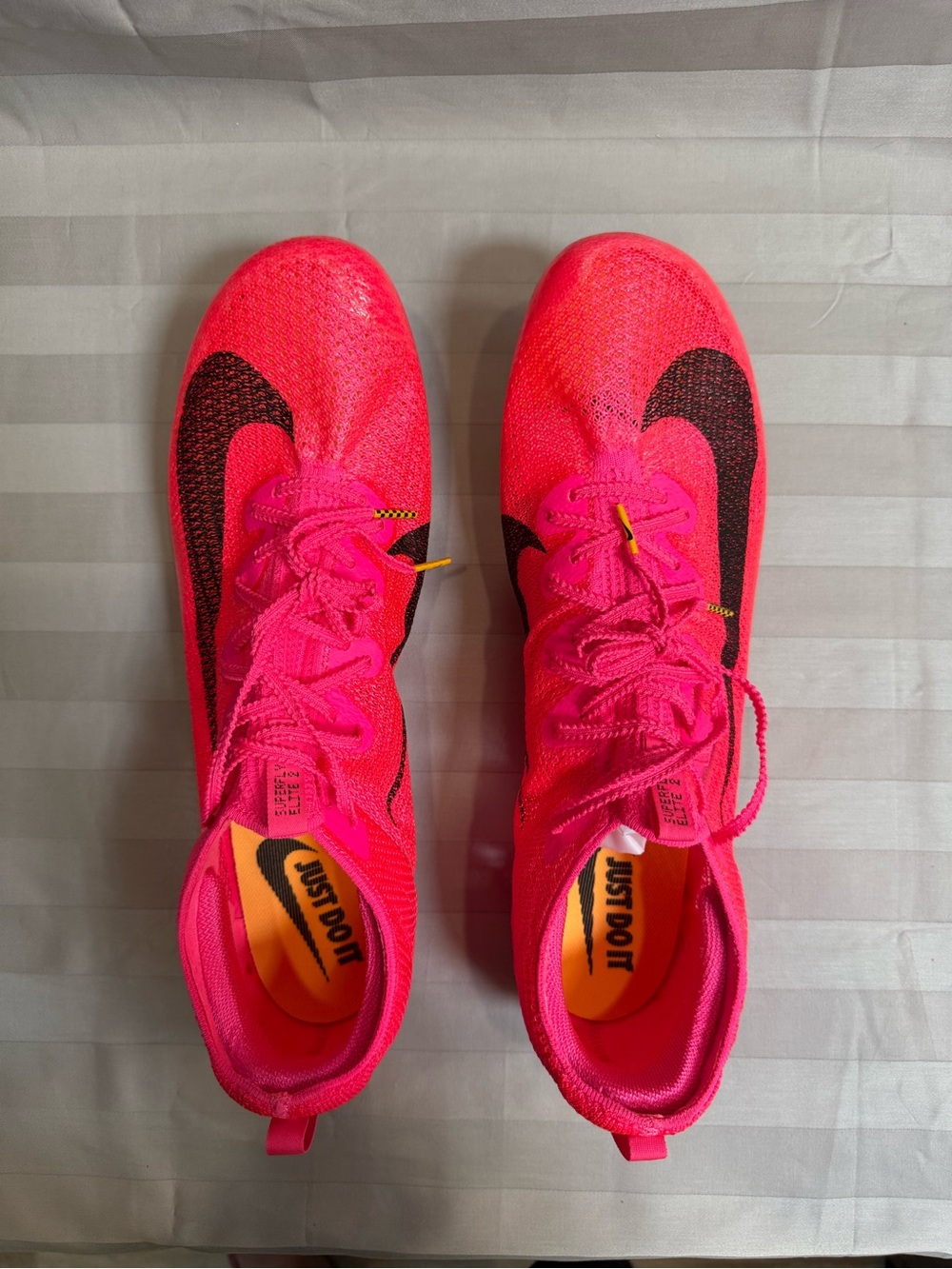 Nike Zoom Superfly Elite 2 Track Shoes Running Pink Orange Black Size 15